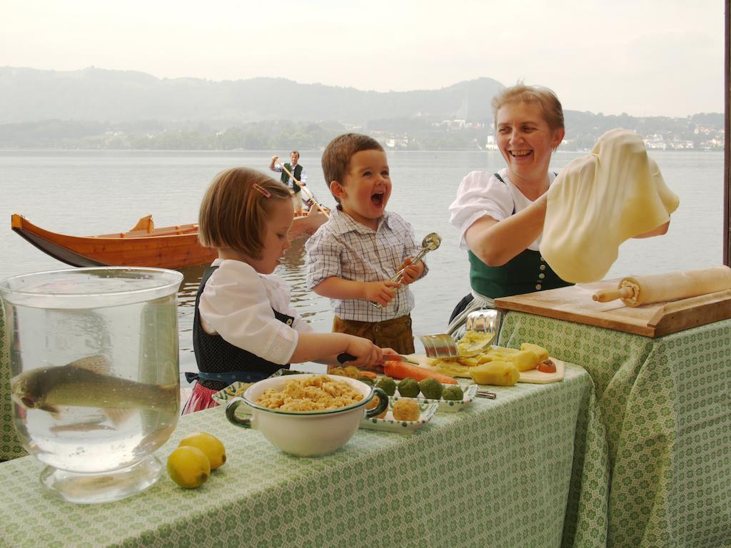 Landhotel Gruenberg Am See غموندين المظهر الخارجي الصورة
